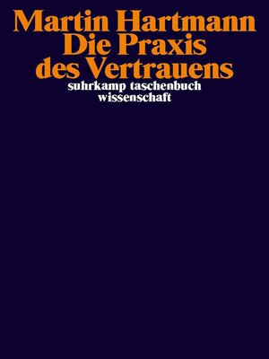 cover image of Die Praxis des Vertrauens